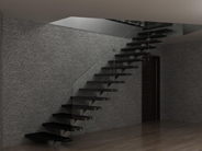 Лестницы со стеклянным ограждением. Изображение 69