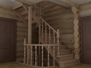 Деревянные лестницы. Изображение 136